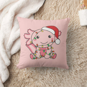 Axolotl Christmas Winter Animals Axolotls Throw Pi Cushion