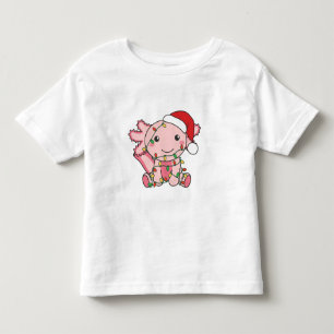 Axolotl Christmas Winter Animals Axolotls Toddler T-Shirt