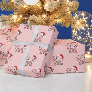 Axolotl Christmas Winter Animals Axolotls Wrapping Wrapping Paper