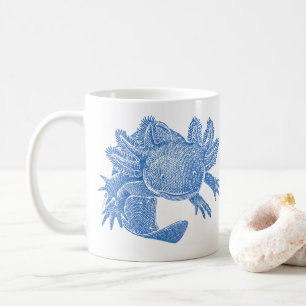 Axolotl Coffee Mug - BLUE