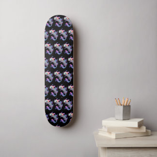 Axolotl Colourful Skateboard
