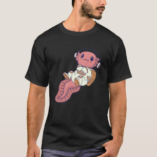 axolotl cute axolotl space spaceman T-Shirt