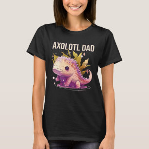 Axolotl Dad Amphibian Mexican Walking Fish Best Da T-Shirt