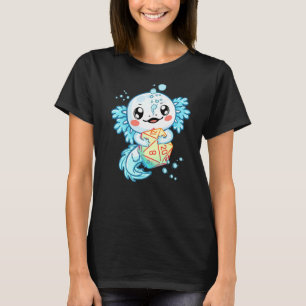 Axolotl Dice For Dragons D20 Rpg Gamer Men Women K T-Shirt