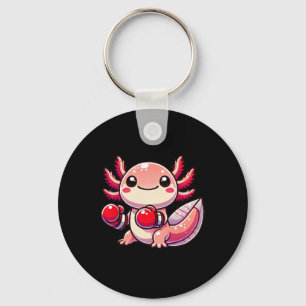Axolotl Dressed As A Boxer Funny Boxing Key Ring