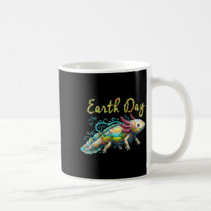 Axolotl earth day 2026 animal axolotl lovers men coffee mug