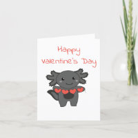 Axolotl For Valentine's Day Cute Animals With 