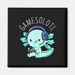 Axolotl Gamer Anime Gifts Kawaii Boys Girls  Magnet