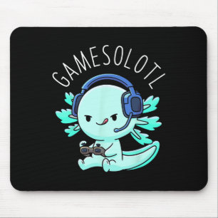 Axolotl Gamer Anime Gifts Kawaii Boys Girls  Mouse Pad