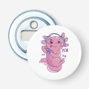 Axolotl Gamer Challenge Blast Bottle Opener