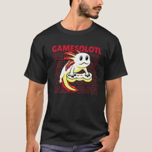 Axolotl Gamer Video Games Cute Gaming T-Shirt