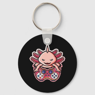 Axolotl Gaming Kids Boys Girls Anime Video Game Ga Key Ring
