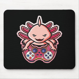 Axolotl Gaming Kids Boys Girls Anime Video Game Ga Mouse Pad