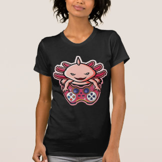 Axolotl Gaming Kids Boys Girls Anime Video Game Ga T-Shirt