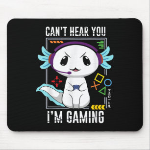 Axolotl Gaming Salamander As Gamer  Mouse Pad