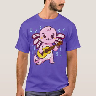 Axolotl Guitar Player Musician Guitarist T-Shirt
