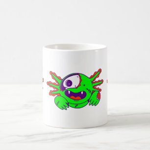axolotl halloween animal zombie creepy coffee mug