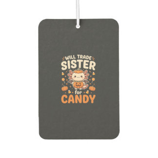 Axolotl Halloween Candy Trade Vector Design_1 Car Air Freshener