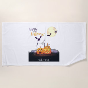 Axolotl Halloween Costume Happy Halloween Beach Towel