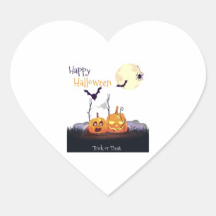 Axolotl Halloween Costume Happy Halloween Heart Sticker