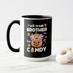 Axolotl Halloween Trade Brother For Candy Mug