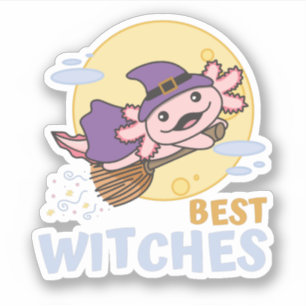 Axolotl Halloween Witch Kids Witches Best Witches