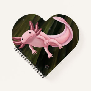 Axolotl heart notebook