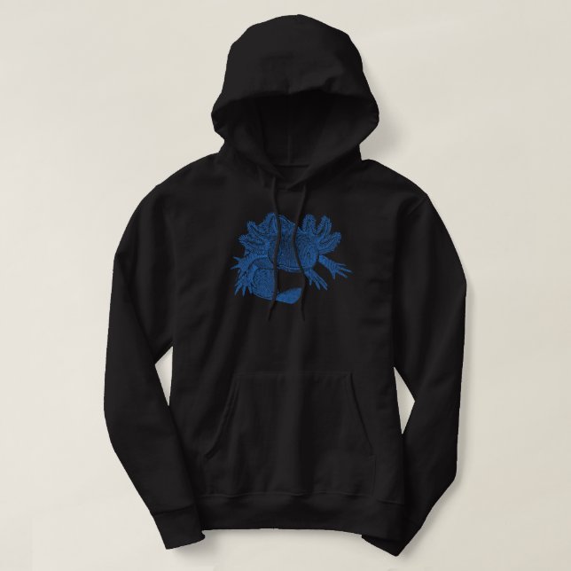 Axolotl Hoodie - BLUE (Design Front)