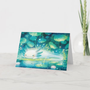 Axolotl in the Magic Pond Card