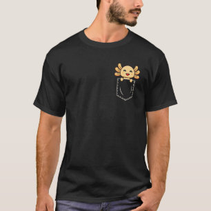 Axolotl In The Pocket Kids Cute Axolotl Pet T-Shirt