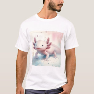 Axolotl in Watercolor AREF292 - Watercolor T-Shirt