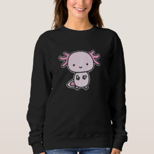 Axolotl Inside Pocket Watching You Walking Fish Ax Sweatshirt