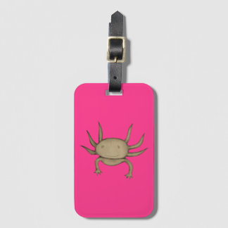 Axolotl is looking at you   luggage tag