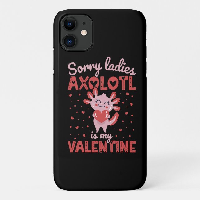 Axolotl is my valentine Case-Mate iPhone case (Back)