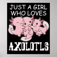 Axolotl Kids Kawaii Axolotl Gift Girls Axolotl