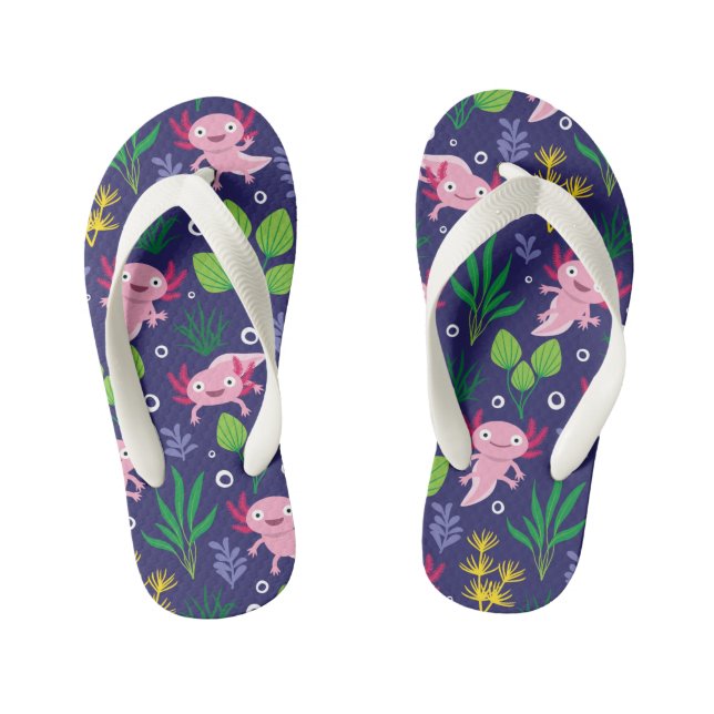 Axolotl Kid's Thongs (Footbed)