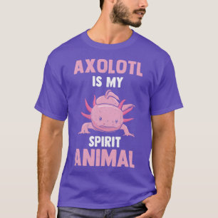 Axolotl Larve Kufffig Aquarium Moch Lurch Gift 1 T-Shirt
