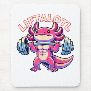 Axolotl LIFTALOTL Mouse Pad