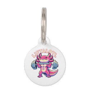  Axolotl LIFTALOTL Pet Tag