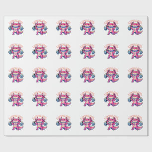  Axolotl LIFTALOTL Wrapping Paper
