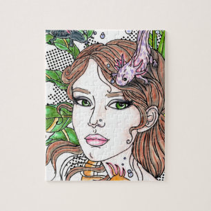 axolotl love jigsaw puzzle