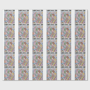 Axolotl Lovers' Club Official Goods Wrapping Paper