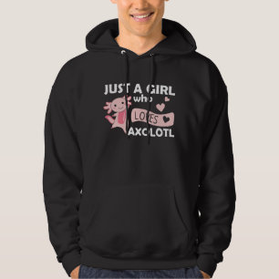 Axolotl Lovers Cute Animals For Girls Hoodie