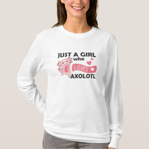 Axolotl Lovers Cute Animals For Girls T-Shirt