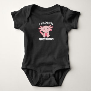 Axolotl Lovers Sweet Animals For Children Pink Baby Bodysuit