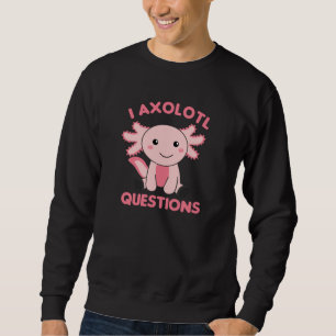 Axolotl Lovers Sweet Animals For Children Pink Sweatshirt