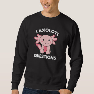 Axolotl Lovers Sweet Animals For Children Pink Sweatshirt