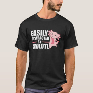 Axolotl Lovers Sweet Animals For Children Pink T-Shirt