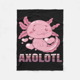 Axolotl Lurch Terrarium   Cute Pet Lover Fleece Blanket