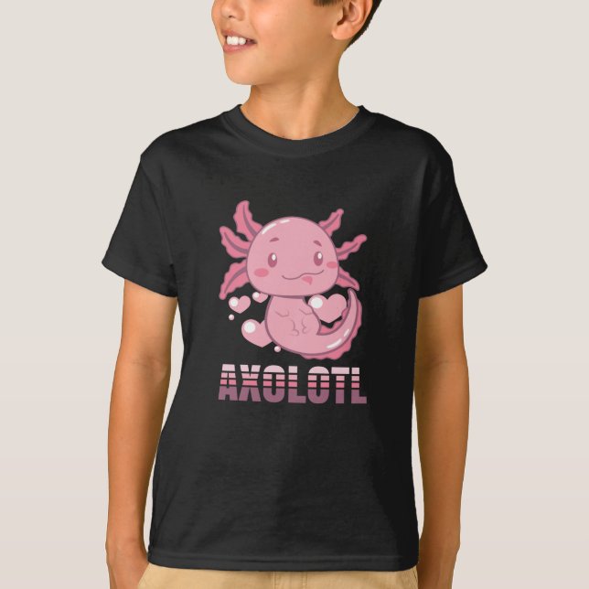Axolotl Lurch Terrarium T-Shirt (Front)